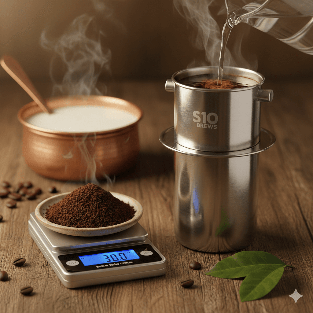 Premium Filter Coffee Ratio (Grams to ML)